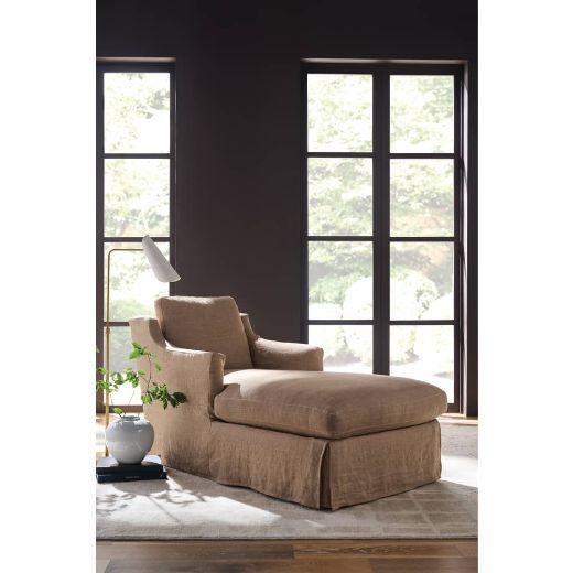 Picture of Madeline Slipcovered Chaise Chair